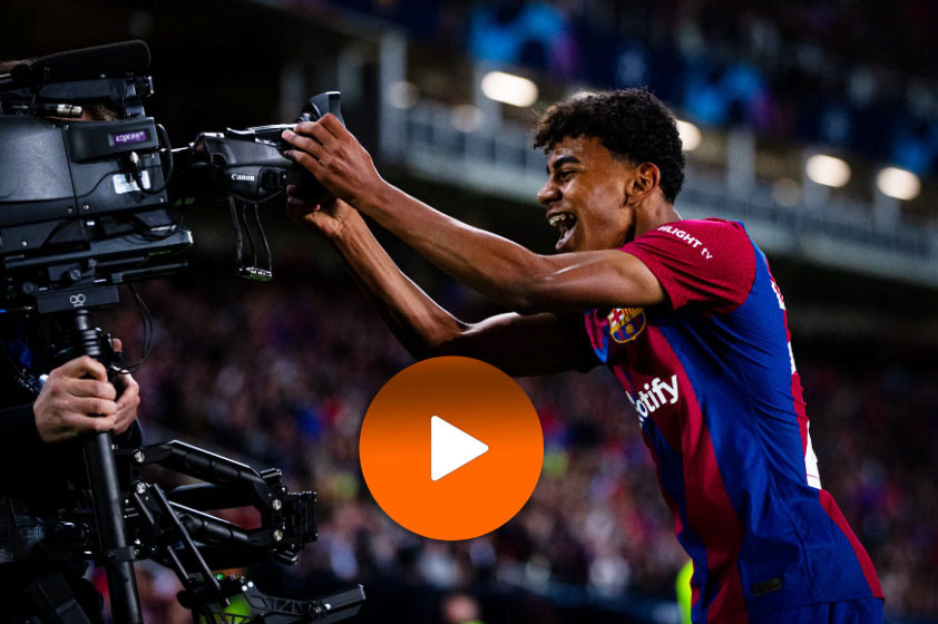 VIDEO: 16-ročný Lamine Yamal predviedol krásnu akciu. Barcelona doma vedie nad PSG