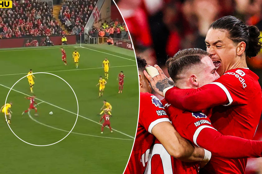 VIDEO: Alexis Mac Allister takmer trhal sieť. Fantastický víťazný gól Liverpoolu proti Sheffieldu