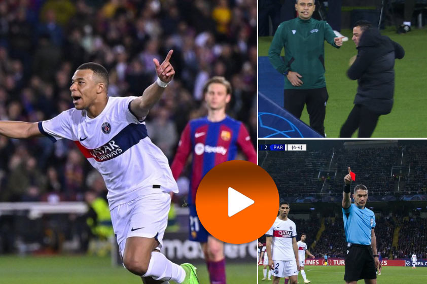 VIDEO: PSG postúpilo cez Barcelonu do semifinále Ligy majstrov. Xavi rozkopal stojan