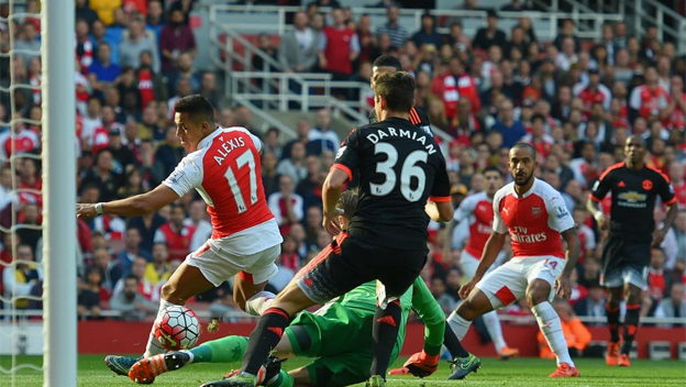 Alexis Sanchez a jeho fantastická gólová pätička proti United (VIDEO)