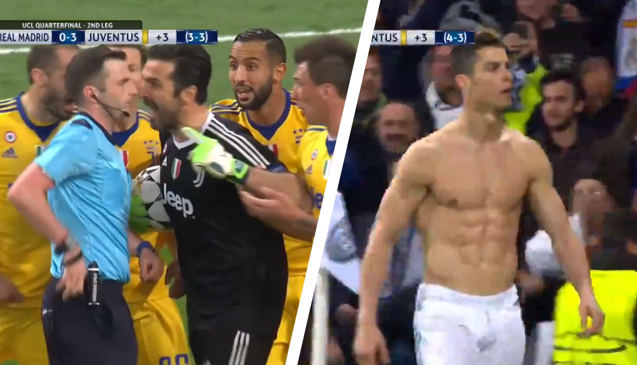 Jedine v Lige Majstrov: Juventus vyhrával nad Realom 3:0. V 93. minúte videl Buffon červenú kartu a Ronaldo rozhodol z Penalty! (VIDEO)