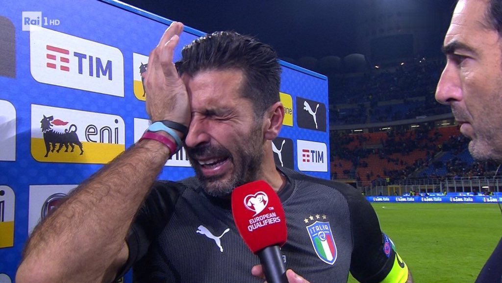 Gianluigi Buffon plakal po nepostupe Talianska na MS: Je mi to ľúto nie za mňa ale za celé Taliansko, ospravedlňujem sa! (VIDEO)