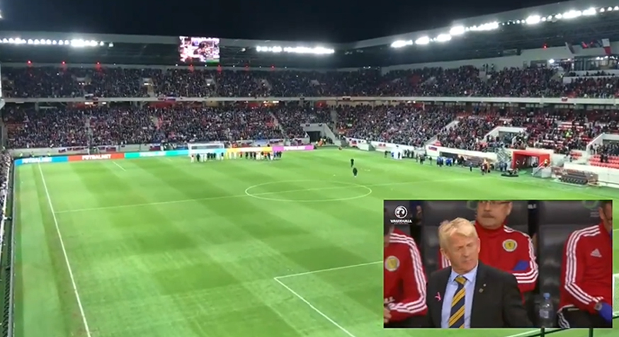 Keď celý štadión v Trnave čakal na skončenie duelu Slovinska so Škótskom. Následoval výbuch radosti! (VIDEO)