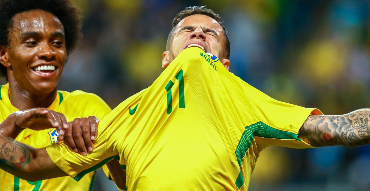 Zranený chrbát, potom chrípka. Coutinho namiesto toho nastúpil v kvalifikácii za Brazíliu a strelil takýto gól! (VIDEO)