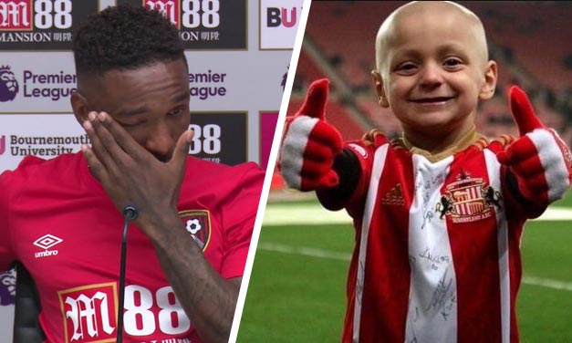 6-ročný miláčik anglických fanúšikov Bradley Lowery dnes zomrel. Jeho obľúbený hráč Jermain Defoe sa rozplakal na tlačovke! (VIDEO)