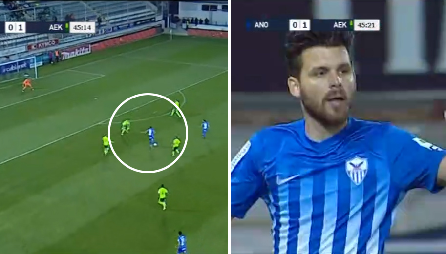 Michal Ďuriš vymietol pavučinky v bránke súpera. Pozrite si jeho parádny gól v cyperskej lige! (VIDEO)