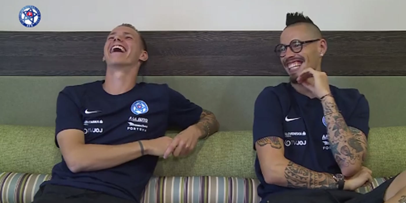 Hamšík s Dudom hádajú otázky o tom druhom. Podľa Mareka je Ondrej ako Neymar! (VIDEO)