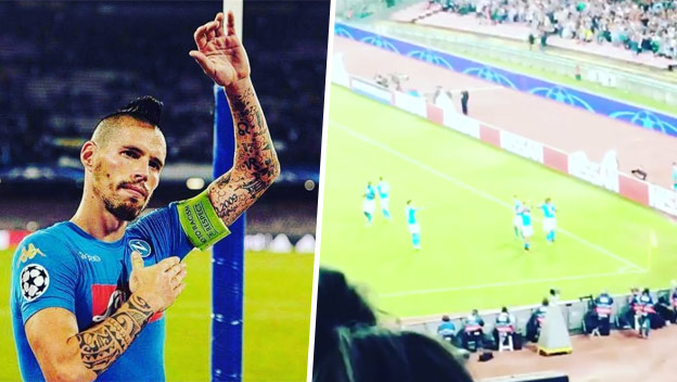 Hamšíka v Neapole milujú. Sledujte reakciu fanúšikov po jeho góle v Lige Majstrov! (VIDEO)