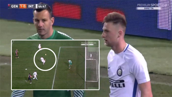 Inter Miláno si strelilo neuveriteľný vlastný gól. Prsty v tom mal Milan Škriniar! (VIDEO)
