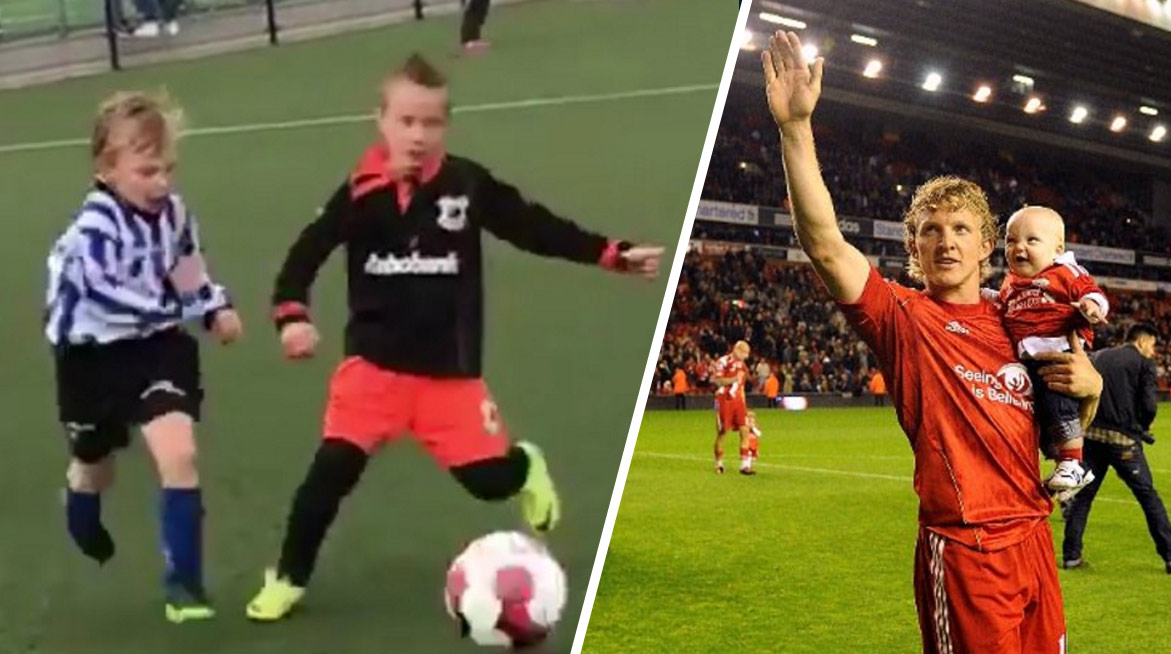 5-ročný syn bývalej hviezdy Liverpoolu Dirka Kuyta ma veľký talent: Sledujte, čo vyvádza súperom! (VIDEO)