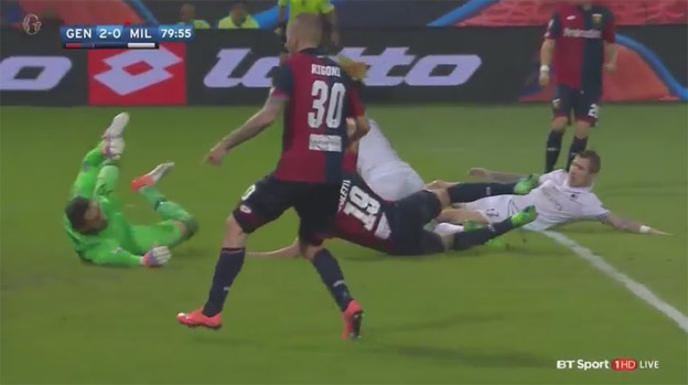 Juraj Kucka si dal proti svojmu bývalému klubu vlastenca, AC Miláno prehralo s Janovom 3:0! (VIDEO)