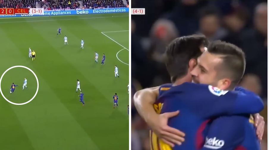 Stano Lobotka sa nestačil čudovať. Leo Messi okolo neho predviedol geniálnu gólovú prihrávku na Albu! (VIDEO)