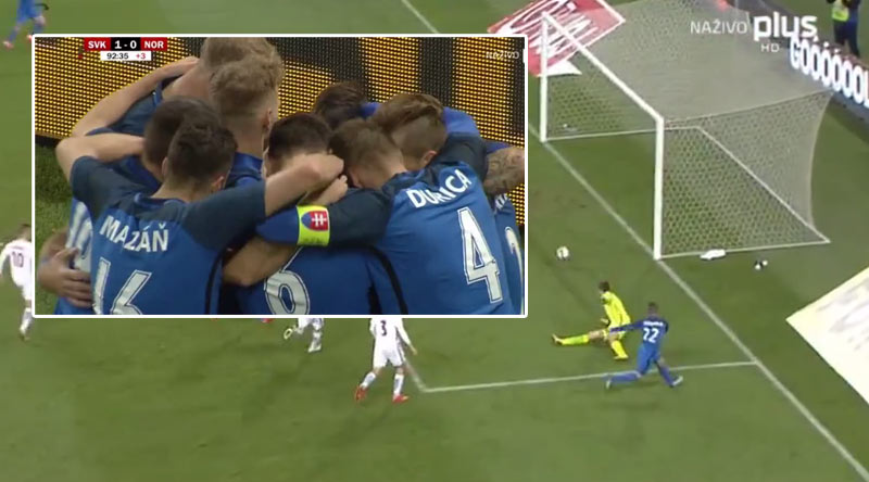 Slovensko porazilo Nórsko po fantastickom góle Stana Lobotku v posledných sekundách nadstaveného času! (VIDEO)