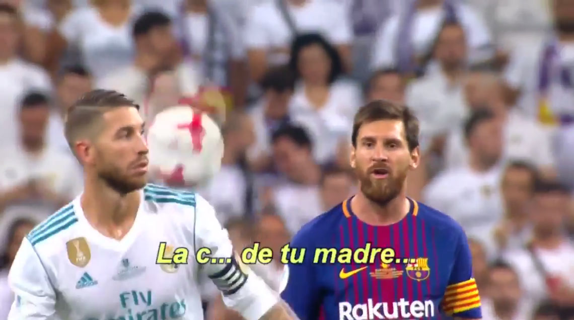 Messi smerom k Ramosovi, ktorý mu nechcel dať loptu: Jeb*m tvoju matku! (VIDEO)