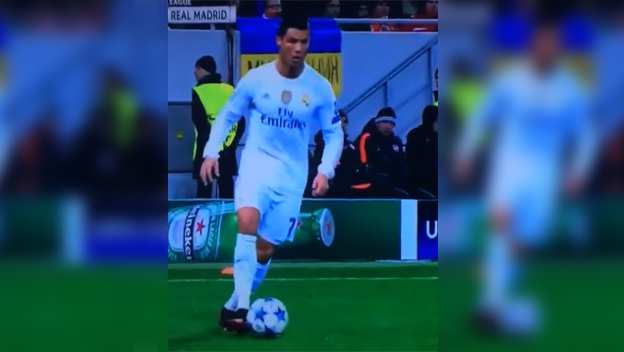 Ronaldo a jeho fantastický trik v zápase Ligy Majstrov proti Šachtaru (VIDEO)