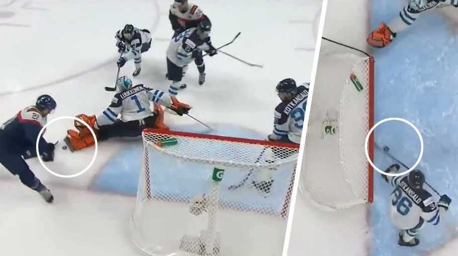Obrovská šanca Adama Ružičku v 1. tretine. Fínsky hokejista mu vyrazil puk na bránkovej čiare! (VIDEO)