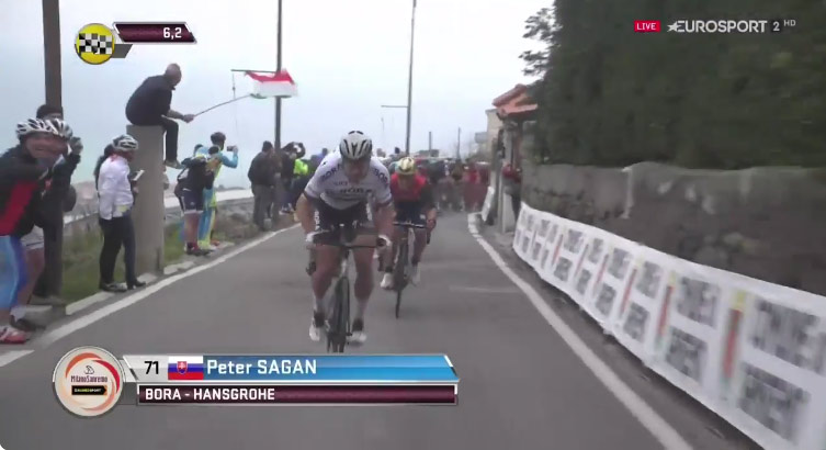 Taliansky komentátor nemohol uveriť, že Peter Sagan v závere zaútočil po odjazdených 290km! (VIDEO)