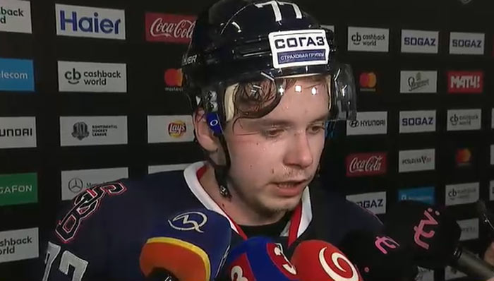 Martin Réway má za sebou prvý duel v KHL za Slovan: Pozrite si jeho prvé slová po triumfe nad Ufou! (VIDEO)