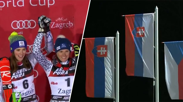 Veronika Velez-Zuzulová ako snehová kráľovná: Pozrite si slávnostné ocenenie, slovenskú hymnu a slzy šťastia! (VIDEO)