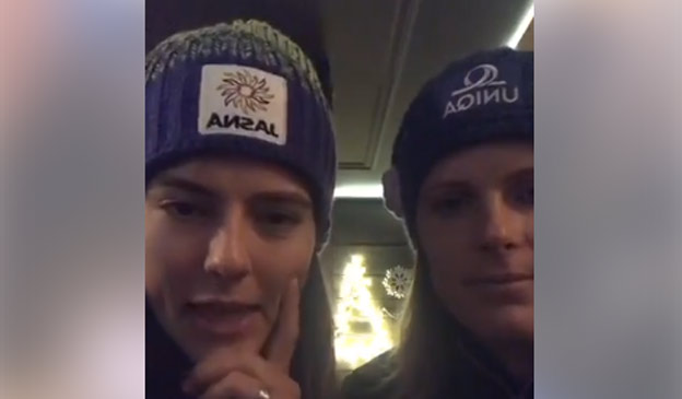 Petra Vlhová a Veronika Velez-Zuzulova vysielali cez facebook stream. Video sa stalo hitom internetu! (VIDEO)