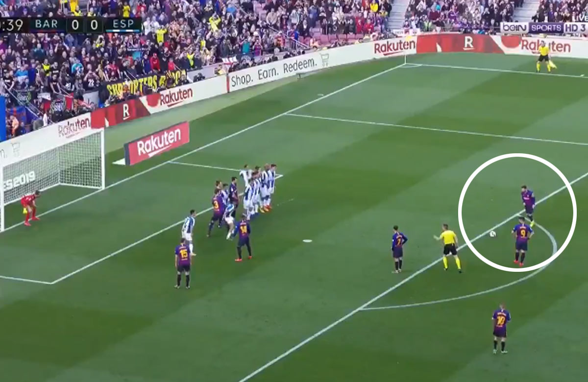 Messi a jeho priamy kop á la Panenka v derby proti Espanyolu! (VIDEO)