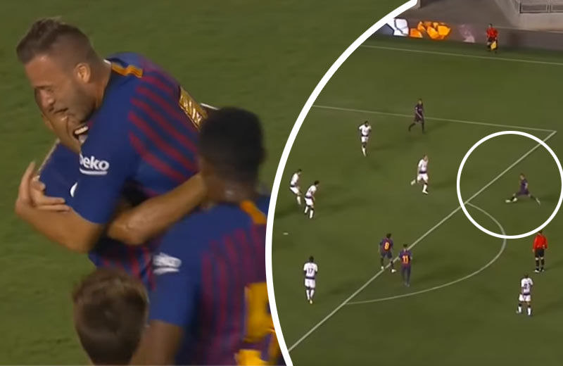 Nová mladá hviezda Barcelony ukázala svoj potenciál. Parádny gól Arthura Mela proti Tottenhamu! (VIDEO)