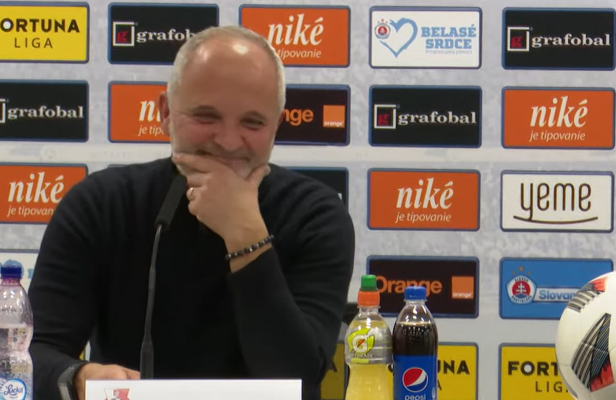 VIDEO: Tréner Serede perlil po prehre so Slovanom
