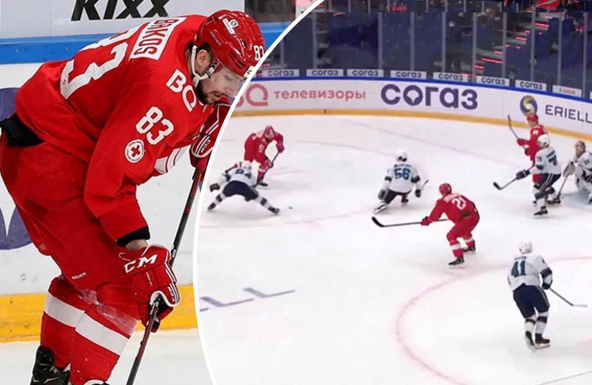 Krásna asistencia a gól Martina Bakoša v KHL (VIDEO)
