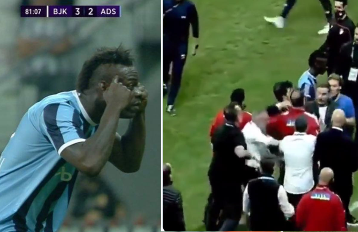 VIDEO: Mario Balotelli po góle vysmial trénera Besiktasu