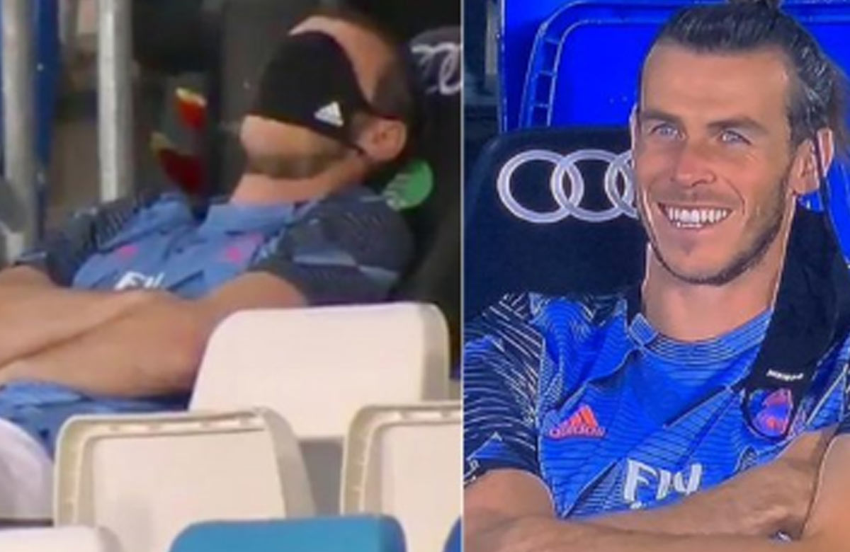 Gareth Bale sa na striedačke Realu robil, že spí (VIDEO)