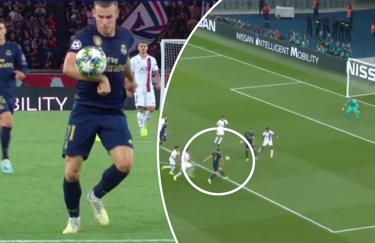 Gareth Bale strelil proti PSG fantastický gól. VAR mu ho však neuznal (VIDEO)