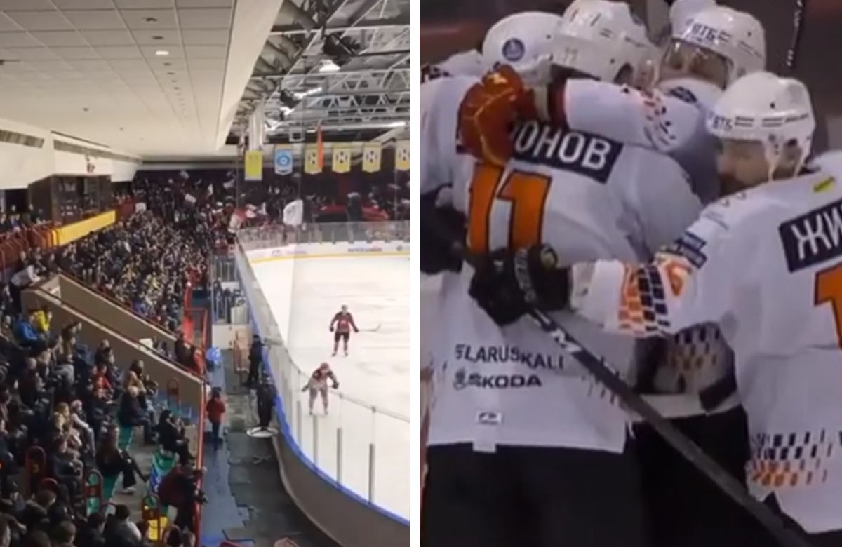 Siedme semifinále Play-off v Bielorusku sledoval plný štadión (VIDEO)