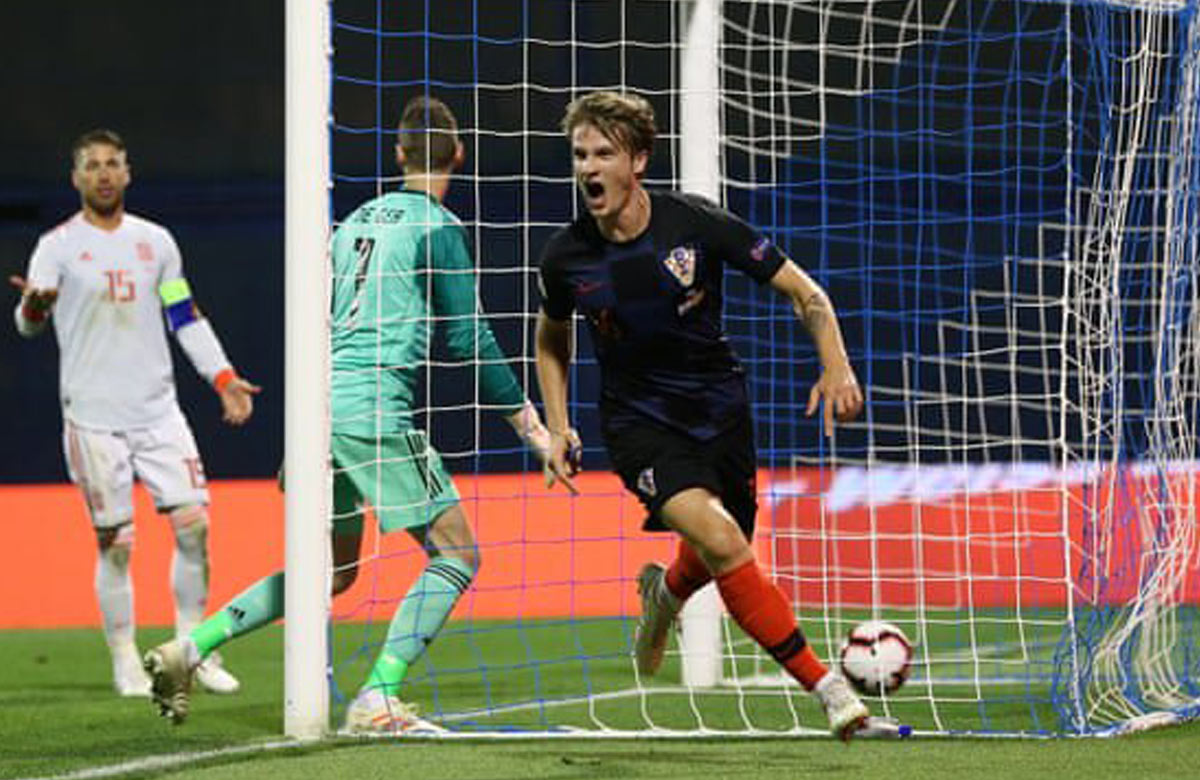 Chorvátsko v Lige Národov zdolalo Španielsko. Rozhodol gól z posledných sekúnd! (VIDEO)
