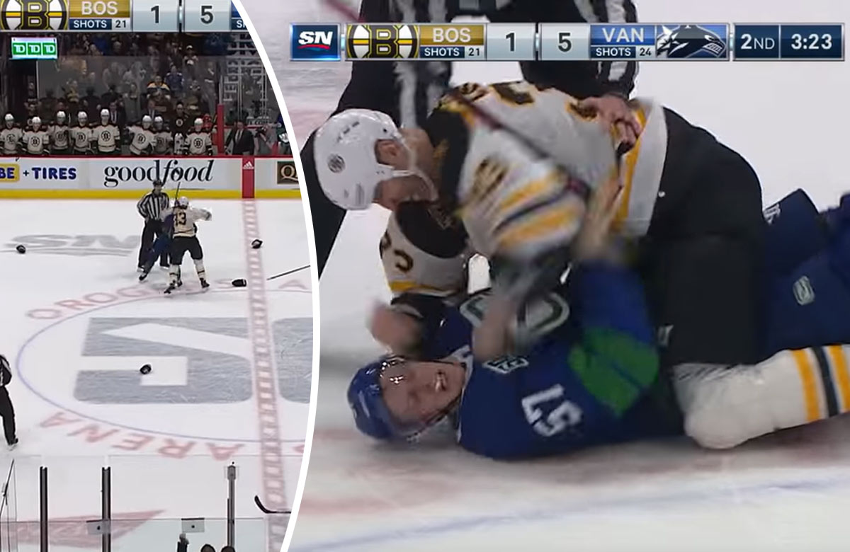 Zdeno Chára poslal k ľadu druhého najvyššieho hráča NHL (VIDEO)