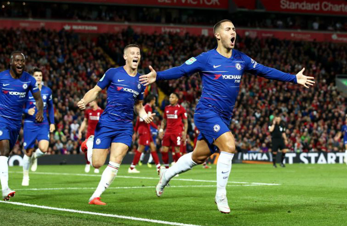 Chelsea triufmovala na Liverpoole v zápase anglického pohára! (VIDEO)