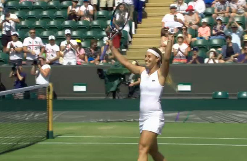 Dominika Cibulková sfúkla Belgičanku Mertensovú a je v osemfinále Wimbledonu! (VIDEO)