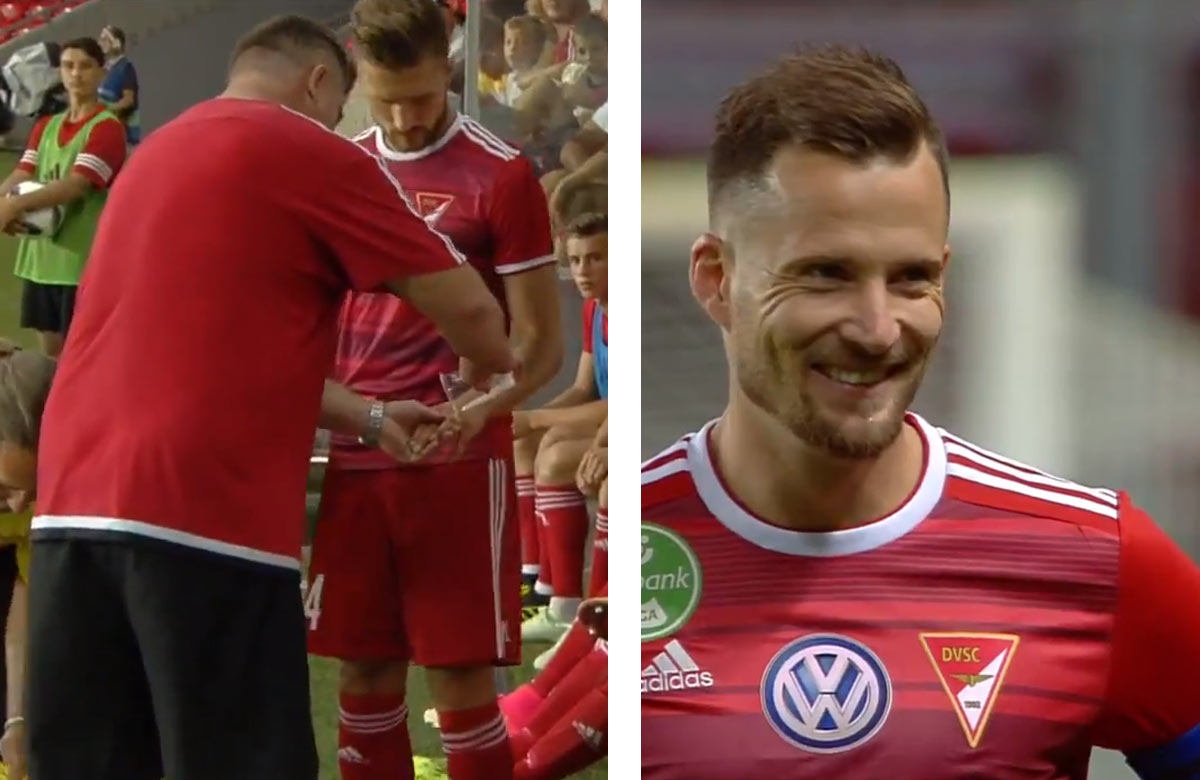 Bizarný dôvod, prečo známy slovenský futbalista nemohol nastúpiť v maďarskej lige. Nešiel mu dať dolu prsteň! (VIDEO)