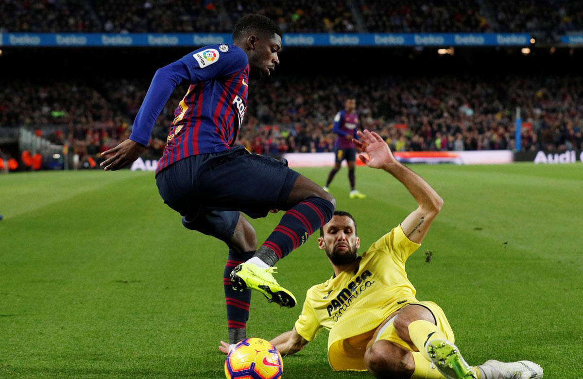 Ako Barcelončan Dembélé spravil zadarmo kolotoč obrancovi Villarrealu! (VIDEO)