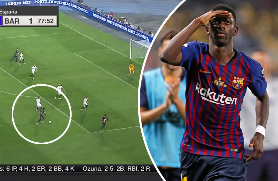 Dembélé a jeho fantastický gól, ktorý rozhodol o triumfe Barcelony nad Sevillou v španielskom superpohári! (VIDEO)
