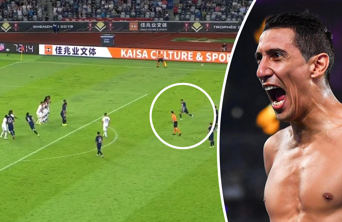 Di María s nechytateľným gólom z priameho kopu vo francúzskom superpohári (VIDEO)