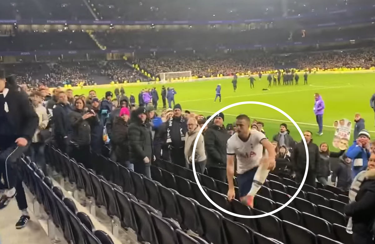 Futbalista Tottenhamu si po zápase išiel vybavovať účty s fanúšikom na tribúne (VIDEO)
