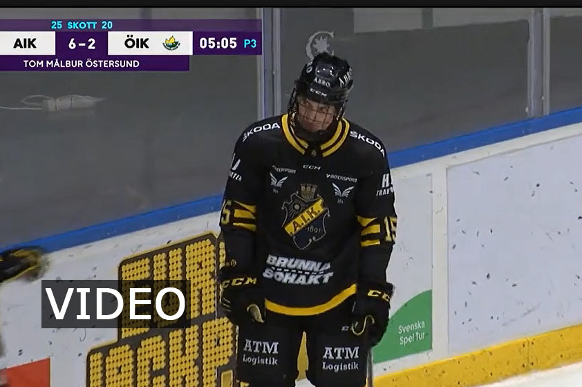Štvrtý gól Dalibora Dvorského v prvom tíme AIK Štokholm