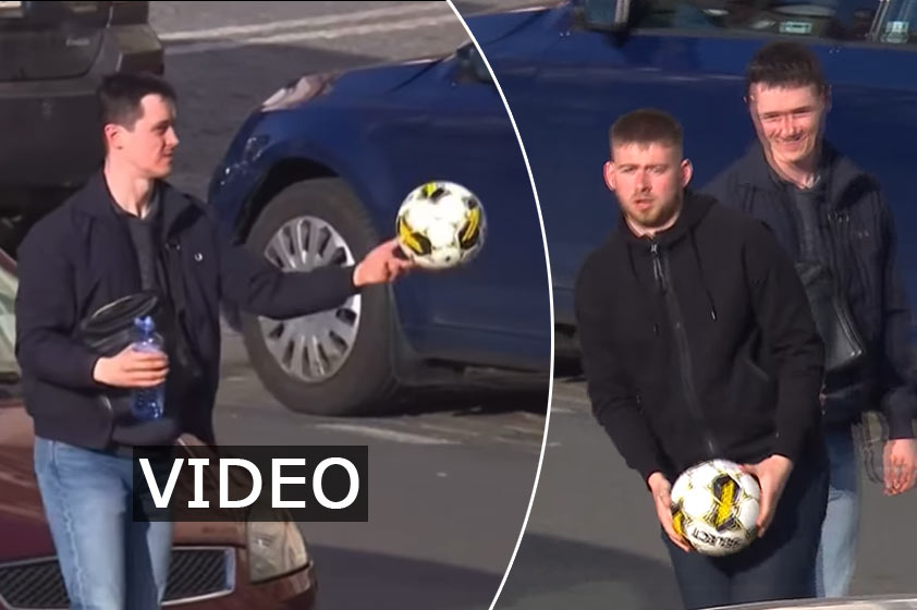 Hit internetu z Česka: Fanúšik si chcel domov zobrať loptu, potom si to však rozmyslel