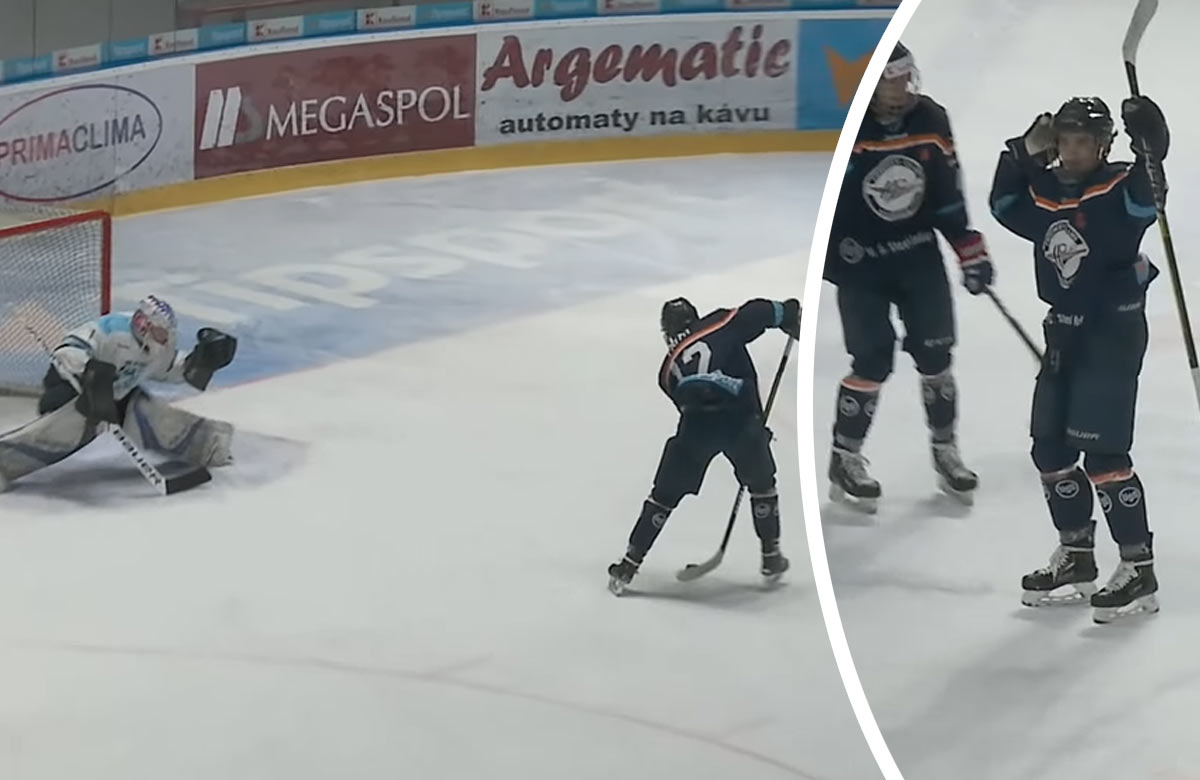 16-ročný Košičan Roman Faith strelil Nitre fantastický gól s hokejkou medzi nohami! (VIDEO)