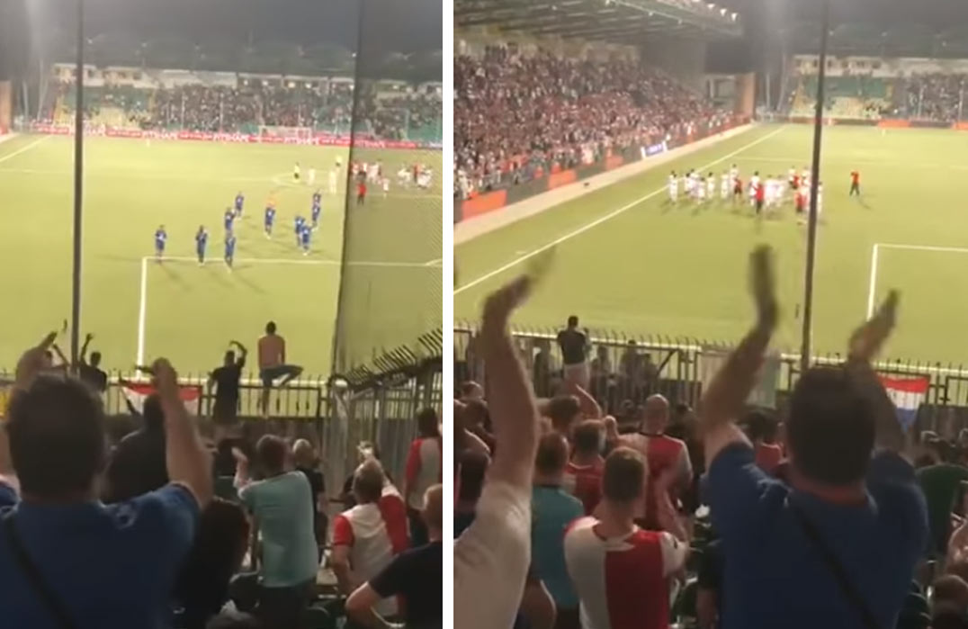 Fanúšikovia Feyenoordu vybučali po zápase vlastných hráčov. Trenčanom následne začali tlieskať! (VIDEO)