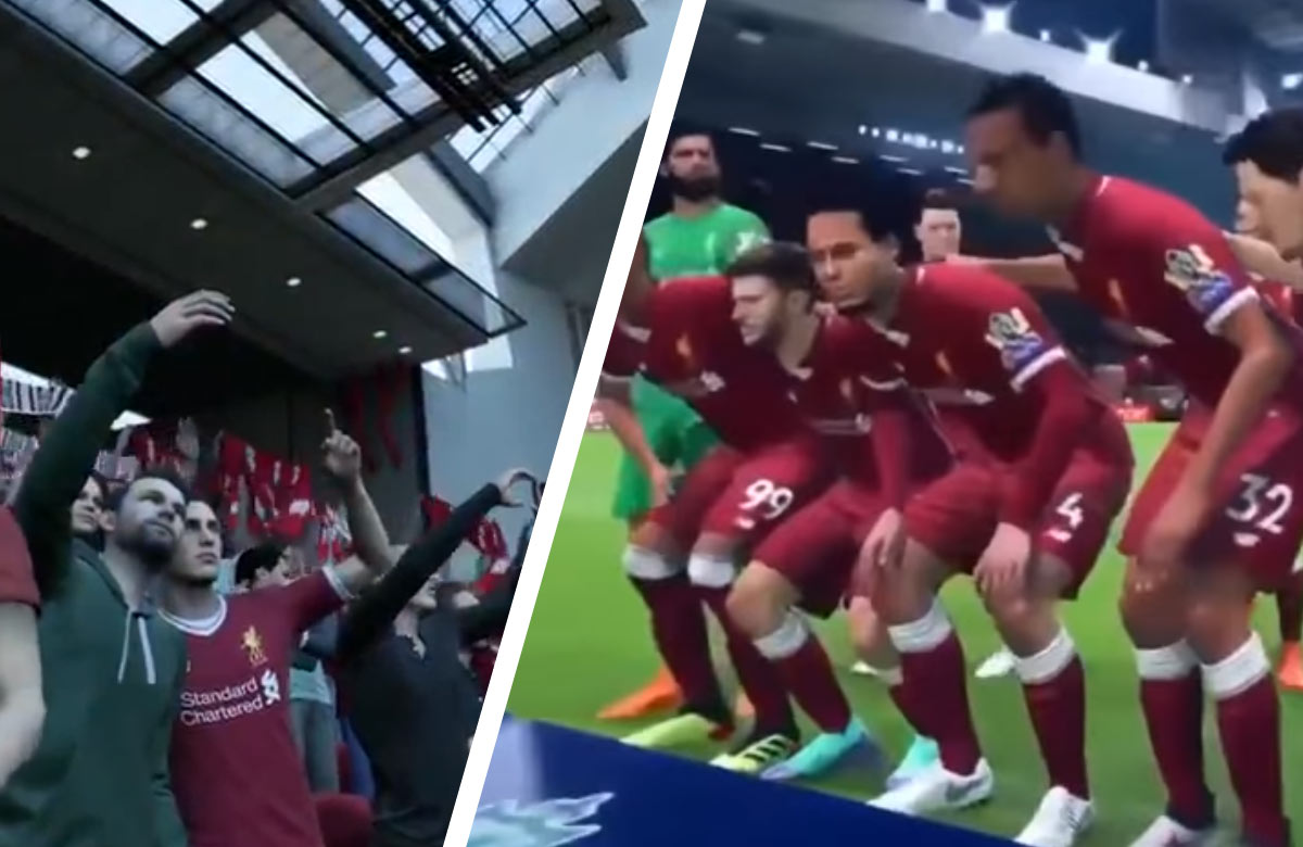 Opäť bližšie k realite: You'll Never Walk Alone v hre FIFA 19 pred zápasom Liverpoolu v Lige Majstrom! (VIDEO)