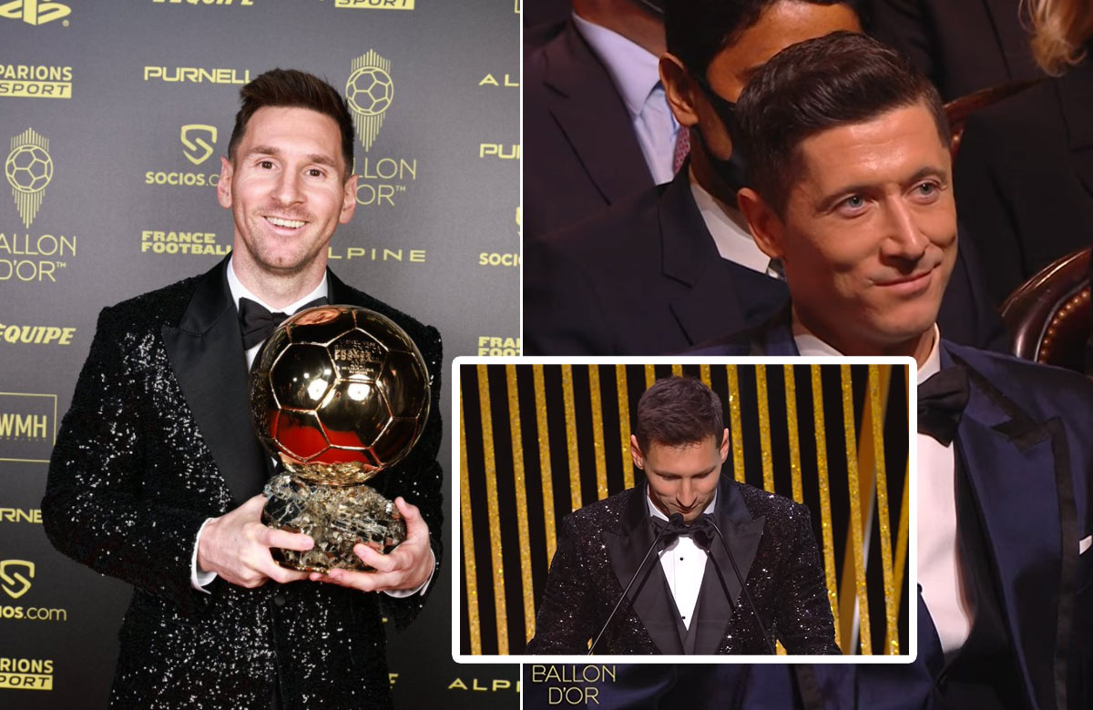 VIDEO: Messi sa pri slávnostnom prejave zastal Lewandowskeho