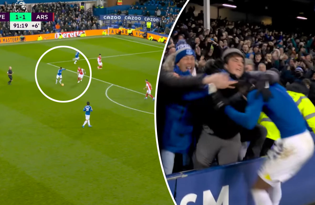 VIDEO: Parádny víťazný gól Evertonu nad Arsenalom z 92. minúty