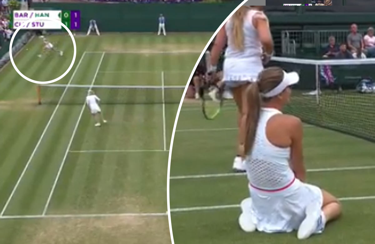 Daniela Hantuchová to má stále v sebe: Parádny úder v zápase legiend na Wimbledone (VIDEO)