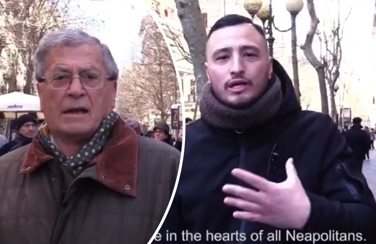 Zábery, ktoré chytia za srdce každého. Fanúšikovia Neapola posielajú odkazy Hamšíkovi! (VIDEO)